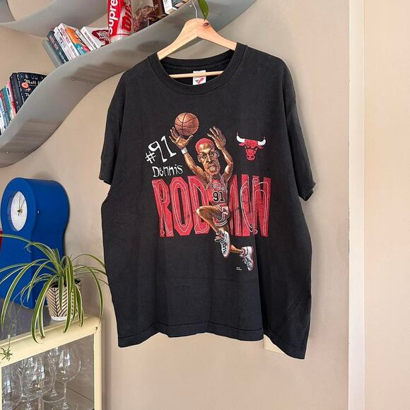 Vintage Chicago Bulls Dennis Rodman Shirt - Picture 1 of 8